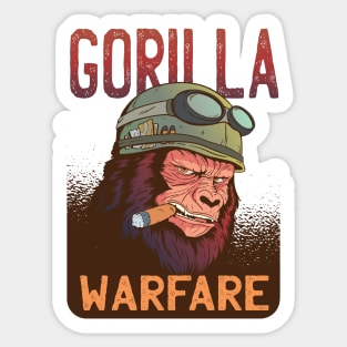 GORILLA WARFARE Sticker